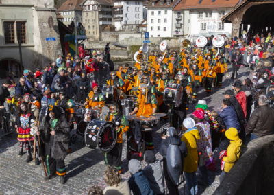 Carnaband au défilé à Fribourg 2019